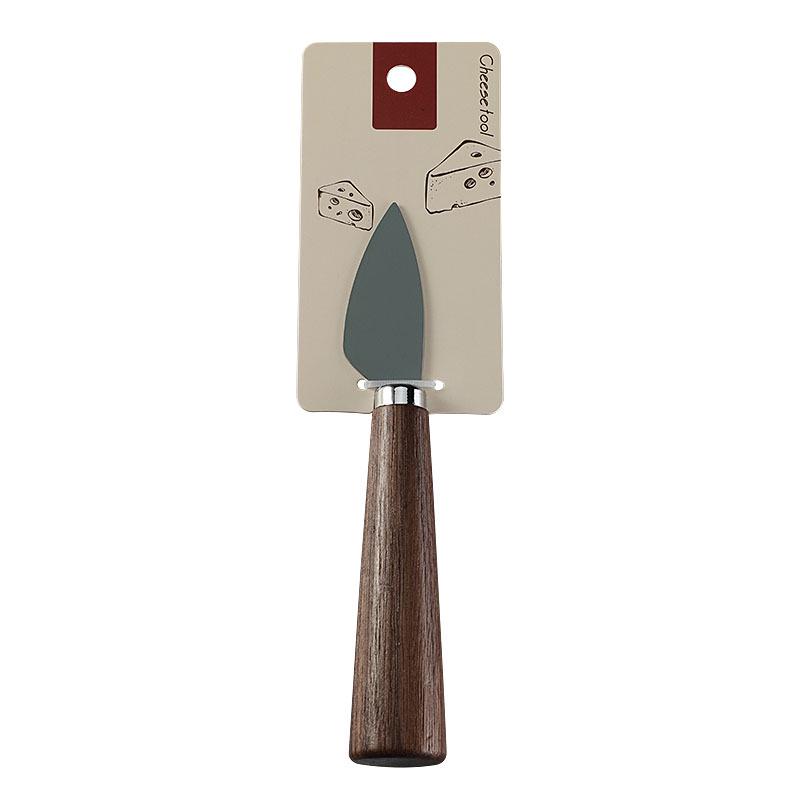 Walnut Handle Stainless Steel Cheese Knife - Western Cutlery and Butter Scraper