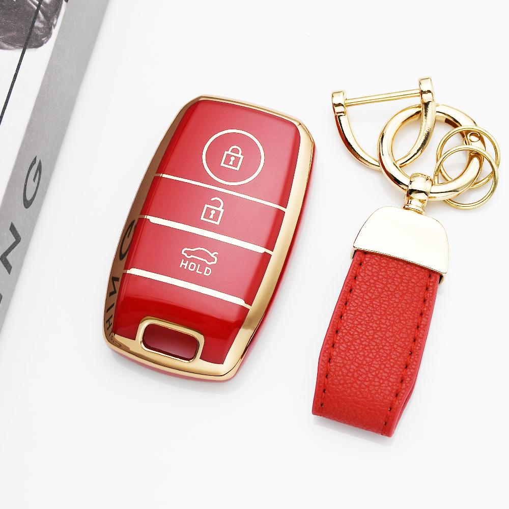 3 Button Tpu Auto Fob Holder Shell Keyless Car Smart Key Cover Case For Kia Optima Sorento Niro Soul Kx3 Kx5 K3S Rio Ceed Cerato