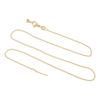 Versatile Adjustable Gold Round Bead Necklace for Women – DIY Threading All-Match Chain