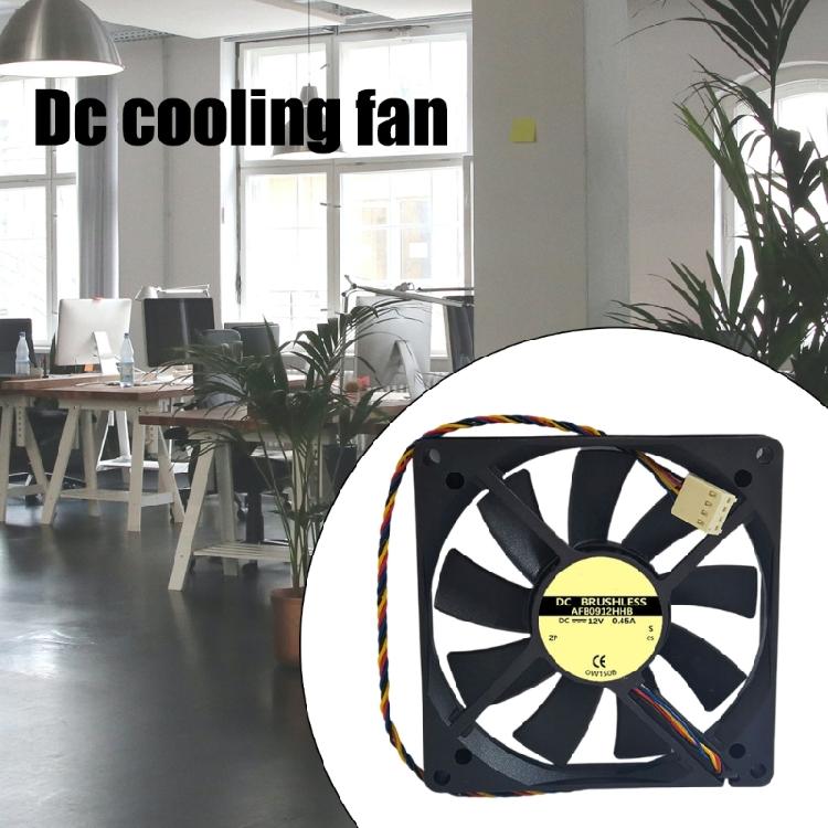 Optimal Air Circulation 90mm PWM Computer Fan, Low Noise 90mm Computer Case Cooling Fan for Office and Gaming PC