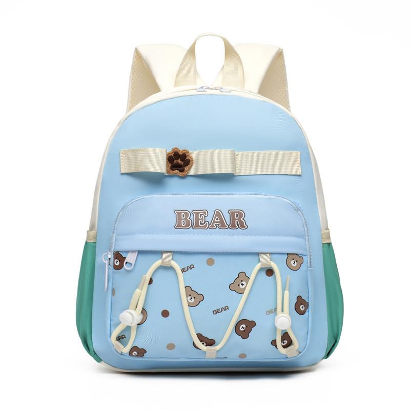 Versatile And Lightweight Cartoon Kids Backpack With Cute Bear Motif Perfect For School In Multiple Colors