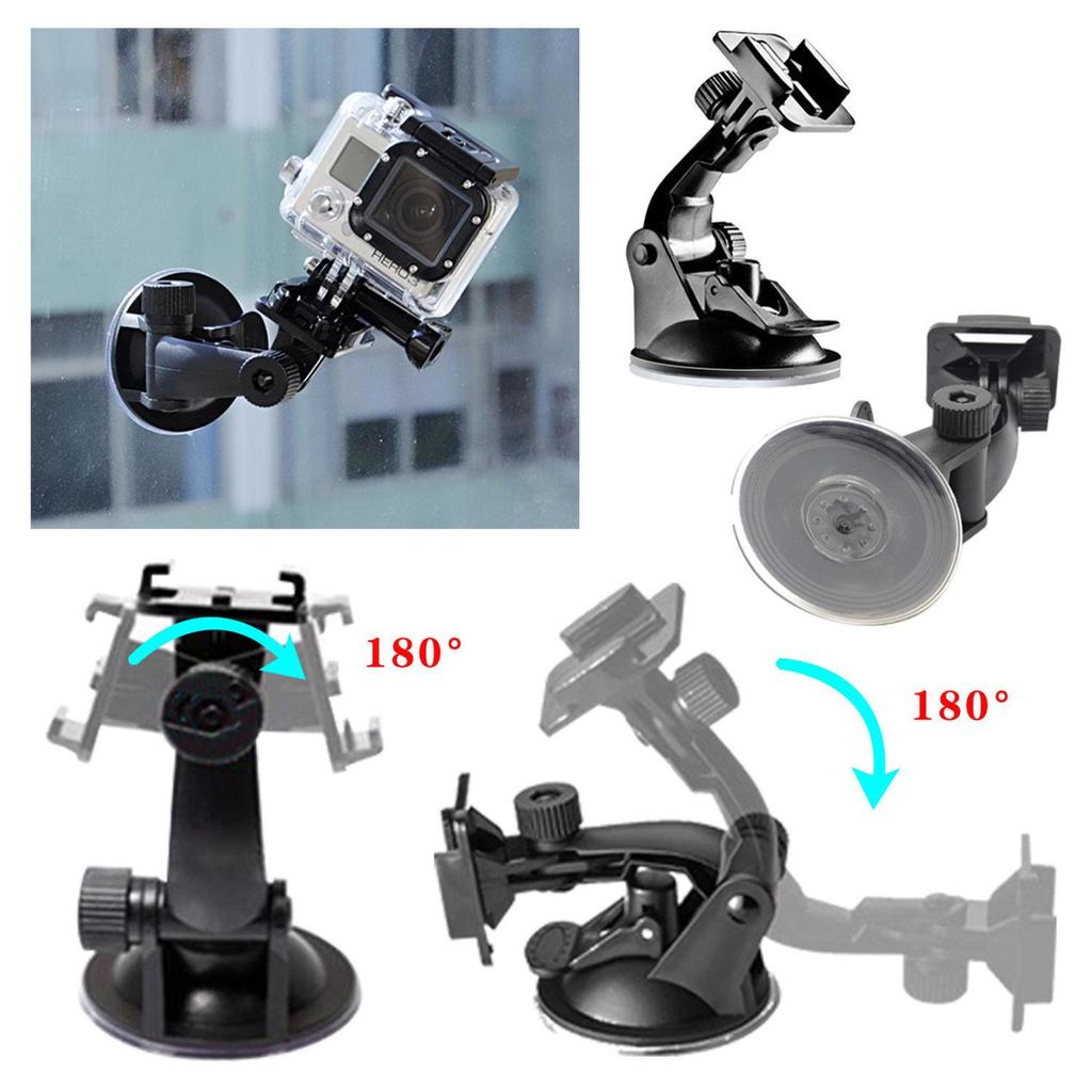 Universal Action Camera Accessories Set for GoPro, DJI Osmo, Xiaomi Yi: Perfect for Cycling & Diving