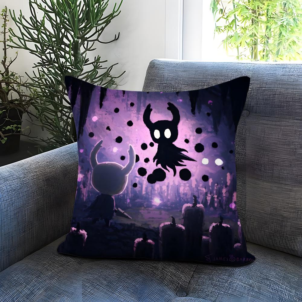 Oblíbená hra H-Hollow KnightS Povlak na polštář Pohodlný oboustranný povlak na polštář Ideální do auta, na pohovku, do ložnice a další
