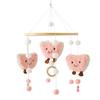 Baby Wooden Bracket Bed Bell 0 6 Months Toy Bracket Accessories Hanging Bracket Soft Mobile On The Bed Baby Room Decoration Crib