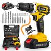 Hilda Rechargeable Lithium-Ion Impact Drill & Portable Electric Screwdriver Set