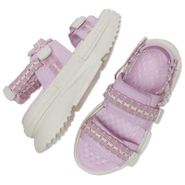 Converse Run Star Utility Sandal CX Comfortable Casual Non-Slip Beach Sandals Unisex Pink Purple
