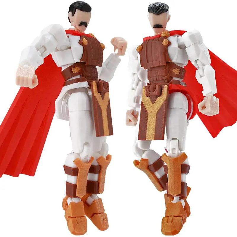 3D Printed Lucky 13 Action Figure Fully Articulated Assembled Model Cartoon Anime Collectible Model For Game Hobby Collect