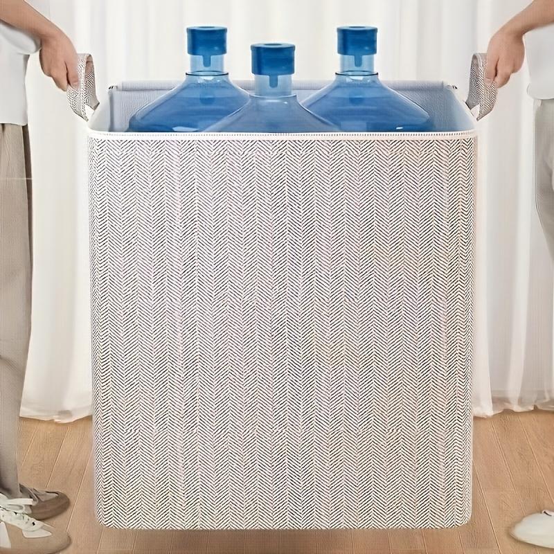 Extra velký úložný box s víkem Moderní prostorově úsporný design Odolný na oblečení, ložní prádlo, domácí organizaci, šatník, stěhování