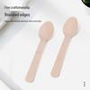 Disposable Frosted Black Plastic Spoons