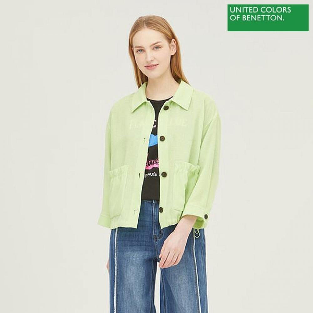 

Benetton Benetton вышитый джемпер Bajp58331 Yg yellow green/42