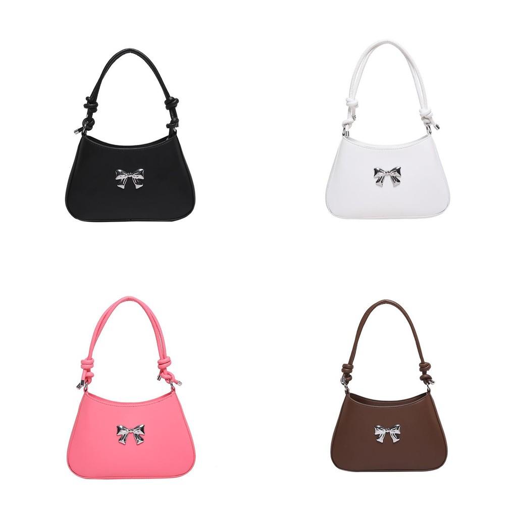 Elegant Bowknot Handheld Small Square Bag For Women In Chic Casual Style For Daily Use