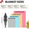Transgender Flag Throw Blanket. Smooth and Light Available for Four Seasons and Four Size Custom Blankets