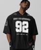 DRIX Rugby Oversized Mesh Jersey Half Sleeve_Black