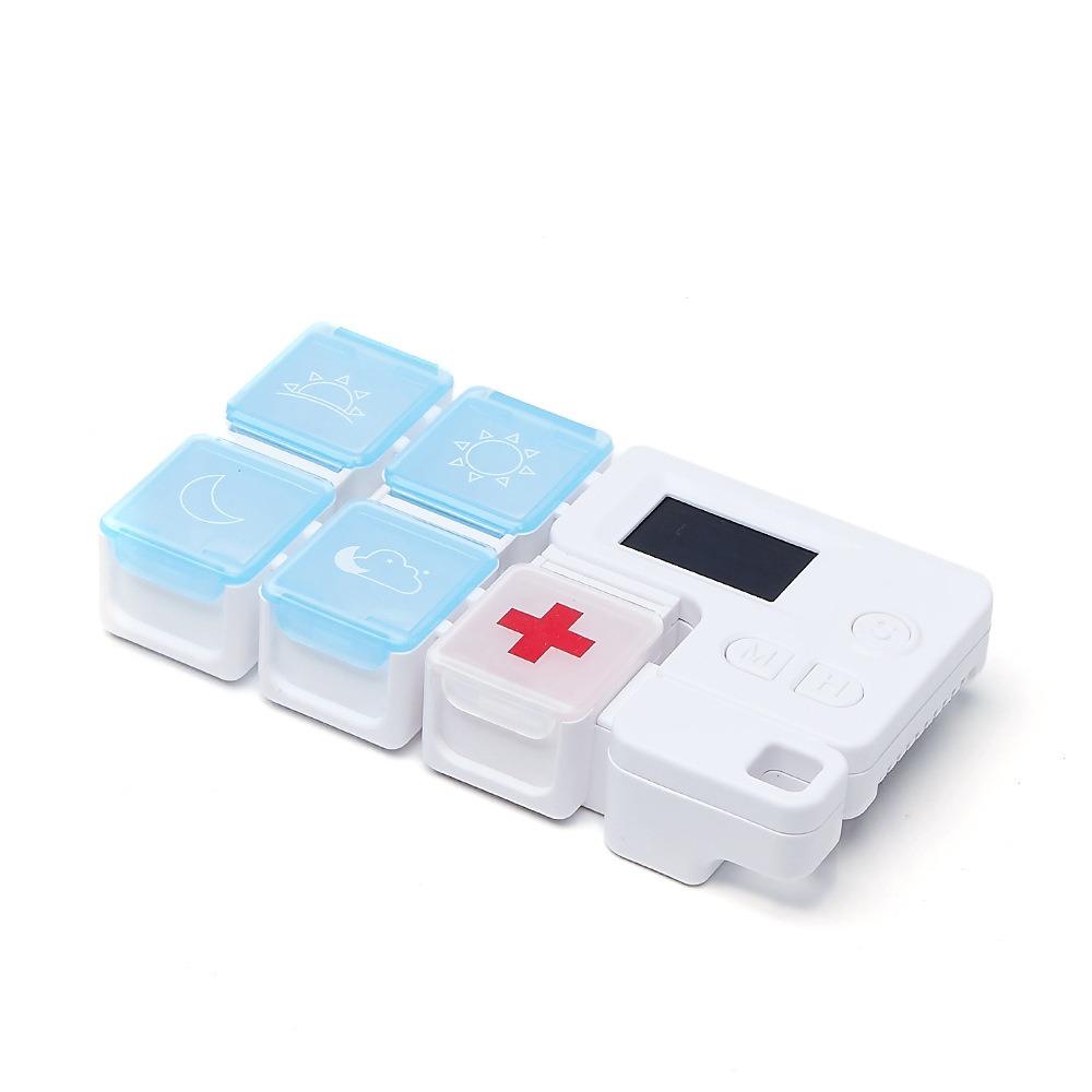 Alarm Timer Pill Storage Box Smart Reminder Medicine Box New Weekly Pill Organizer  Daily