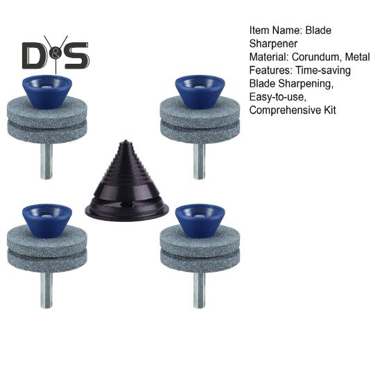 Dengeleyicili Çim Biçme Makinesi Bıçak Bileyici Aşınmaya Dayanıklı Döner Bıçak Bileyiciler Herhangi Bir Güç El Matkabı İçin Biçme Makinesi Kör Bıçak Bileyici