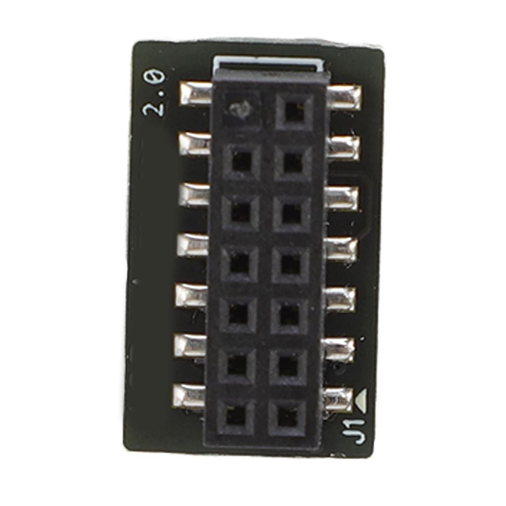 TPM 2.0 Module Replacement for ASRock Motherboard SPI 14Pin Encryption Security Module for Win 11