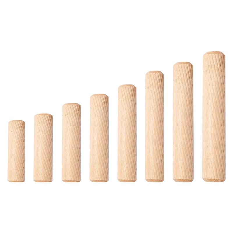 Solid Wood Dowel Rod Pin for Wardrobe & Cabinet Connector