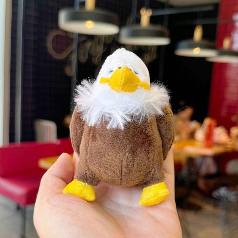 Forest Animal Plush Keychain With Pp Cotton Filling For Kids And Collectors