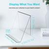 Acrylic Book Stand Without Ledge ,6PC Clear Acrylic Display Easel Transparent Display Stand Holder Tablet Holder
