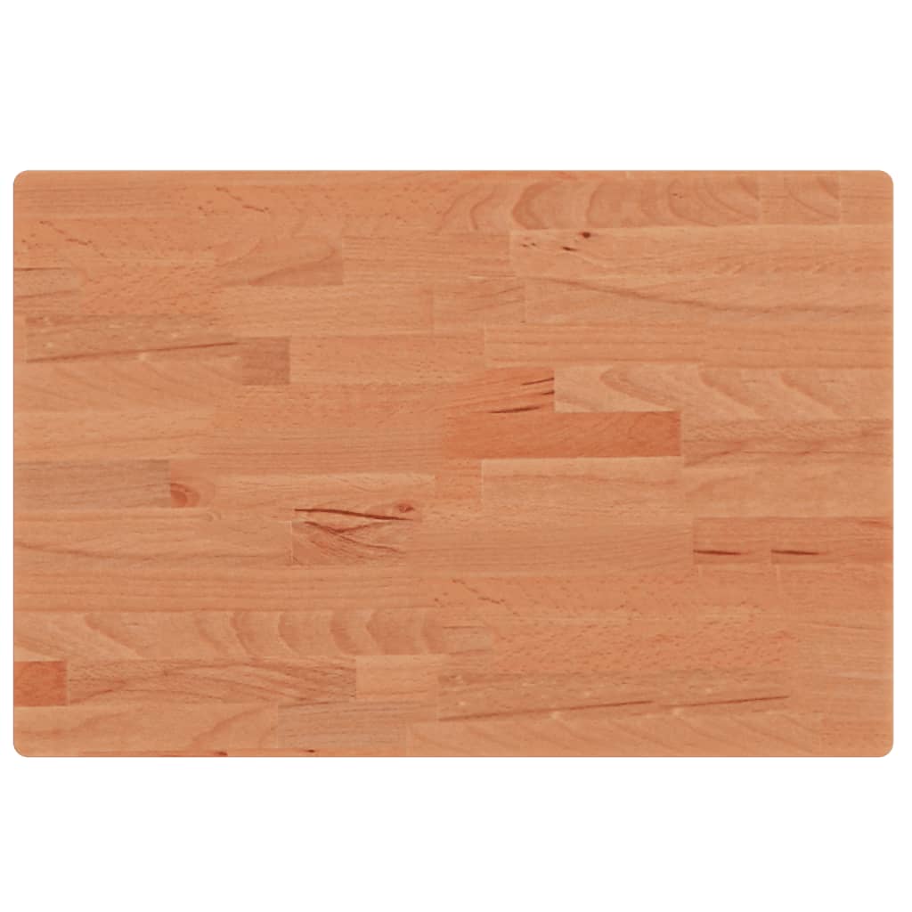 Solid Beech Wood Washbasin Top 60 x 40 x 2.5 cm