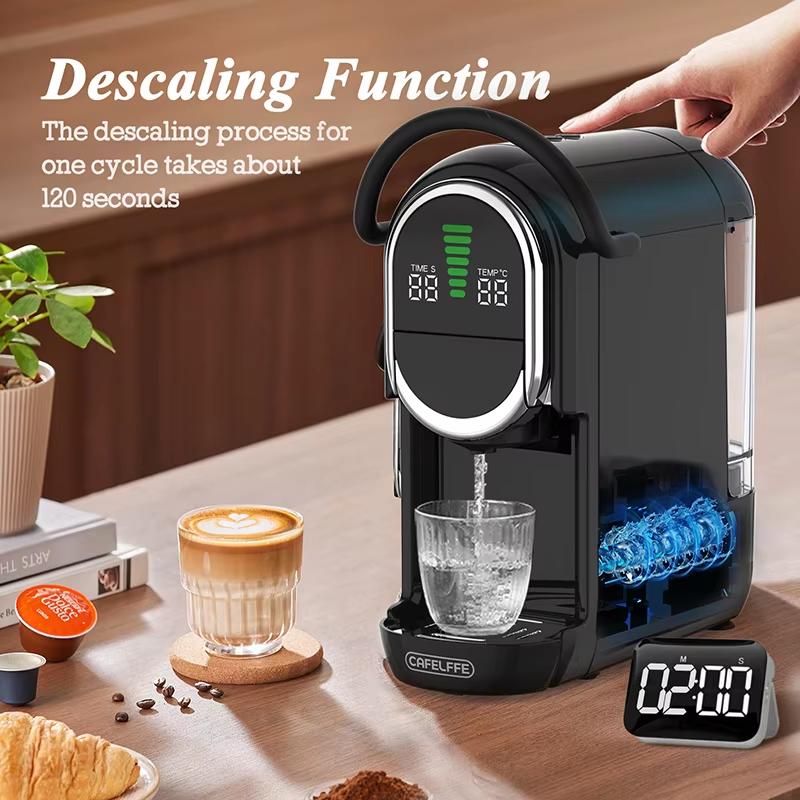 New Cafelffe MK-609S 4in1 Coffee Machine Dolce Gusto Nespresso Capsule ESE Pod Ground Coffee Coffee Cafeteria 19Bar Hot/Cold,Gift for Lover