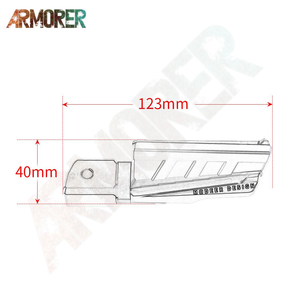 Motorcycle Accessories  For KAWASAKI ER6n ER6f ER 6n 6f ER-6n ER-6f 2006-2022 Rear Passenger Foot Peg