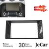 Car Dashboard GPS Navigation Panel Trim Cover for Ford Mustang 2015+Carbon Fiber