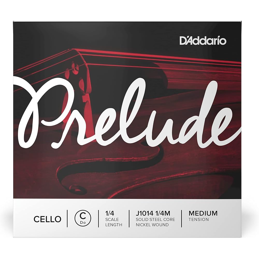 D'Addario Daddario Rose String for Cello Prelude C-String J1014 1/4M Medium Tension [Domestic Gen...