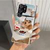 Cute Lovely Pet Hamster Phone Case for Samsung Galaxy S26 S24 S23 Ultra S25 Edge S22 S21 Plus S20 FE + Soft Print Shell Funda Ga
