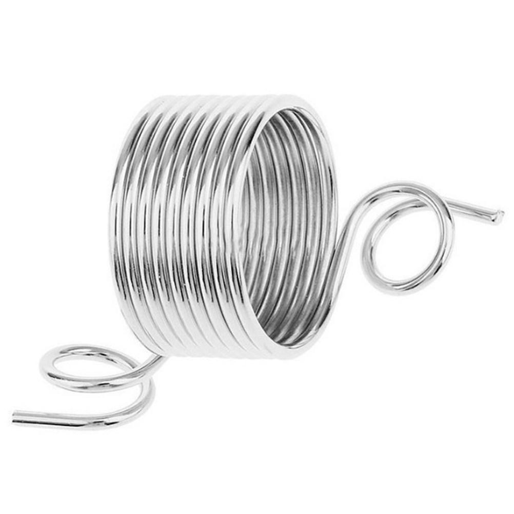 10Pcs Stainless Steel Metal Yarn Guide Ring Knitting Thimble Wool Weaving Tool Knitting Crochet 19Mm Silver Metal Yarn Guide