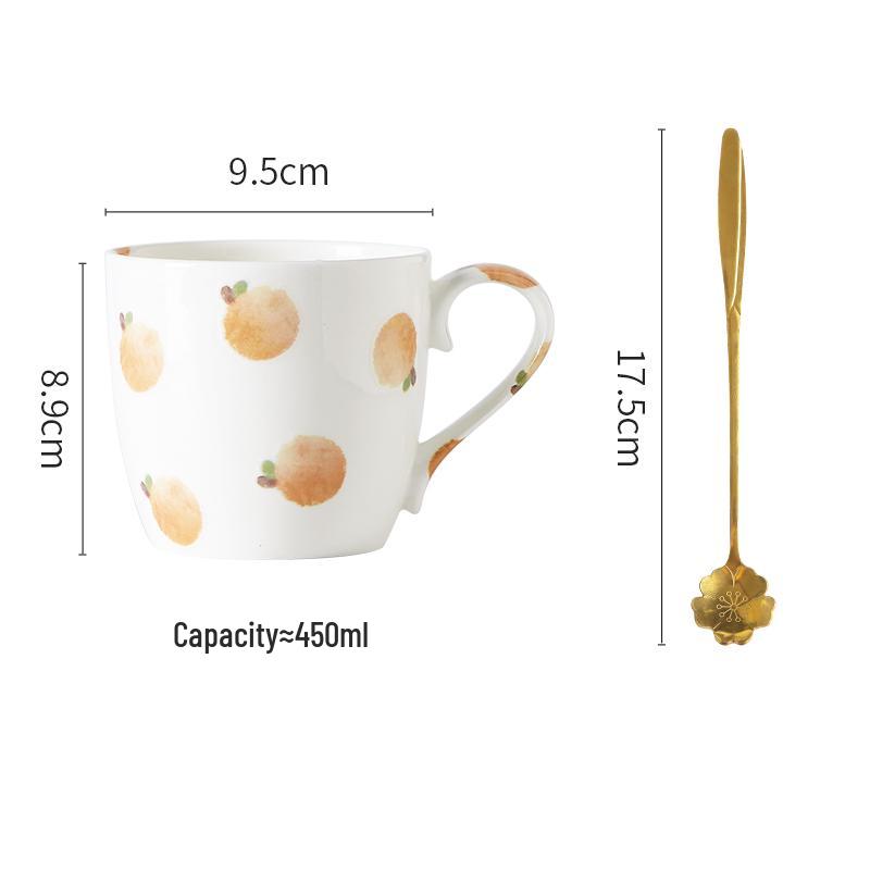 Creative Large Capacity Ceramic Coffee Mug for Couples