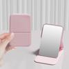 Portable Mini Desktop Mirror Stand Up Pocket Folding Mirror Student Vanity Mirror  Makeup Skincare