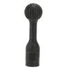 Heavy-Duty Carbon Steel Ball Gouge 5/8-11 Threads Black Sphere Rotary Burr Abrasive Teeth Spherical Grinding Head Wood Carving