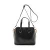 FIRANO Damen Handtasche mit seitlichem Reißverschluss, Schwarz, 402570