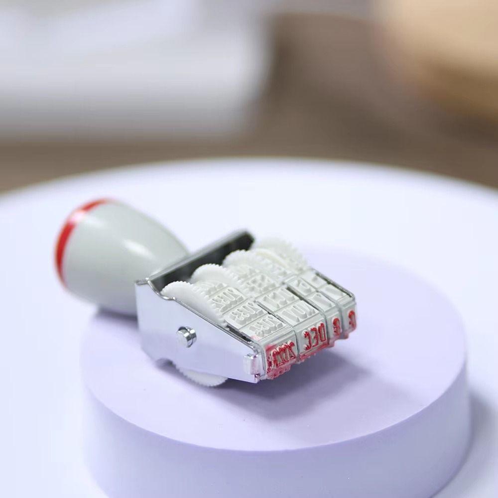 Adjustable Digital Date Wheel Stamp Vintage Number Roller Stamp Date Postmark Stamp Sealing Stamp