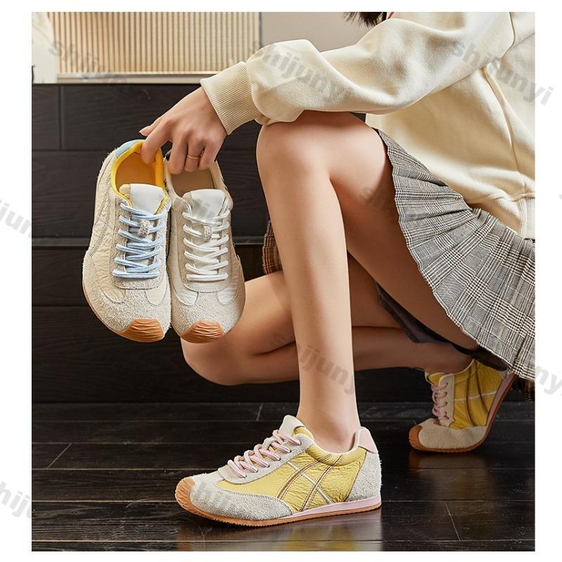 Fashion Women's Casual Shoes 2025 Spring Summer Fashion Cross Tied Non Slip Sneakers Lightweight Comfortable Flats Zapatillas De Deporte
