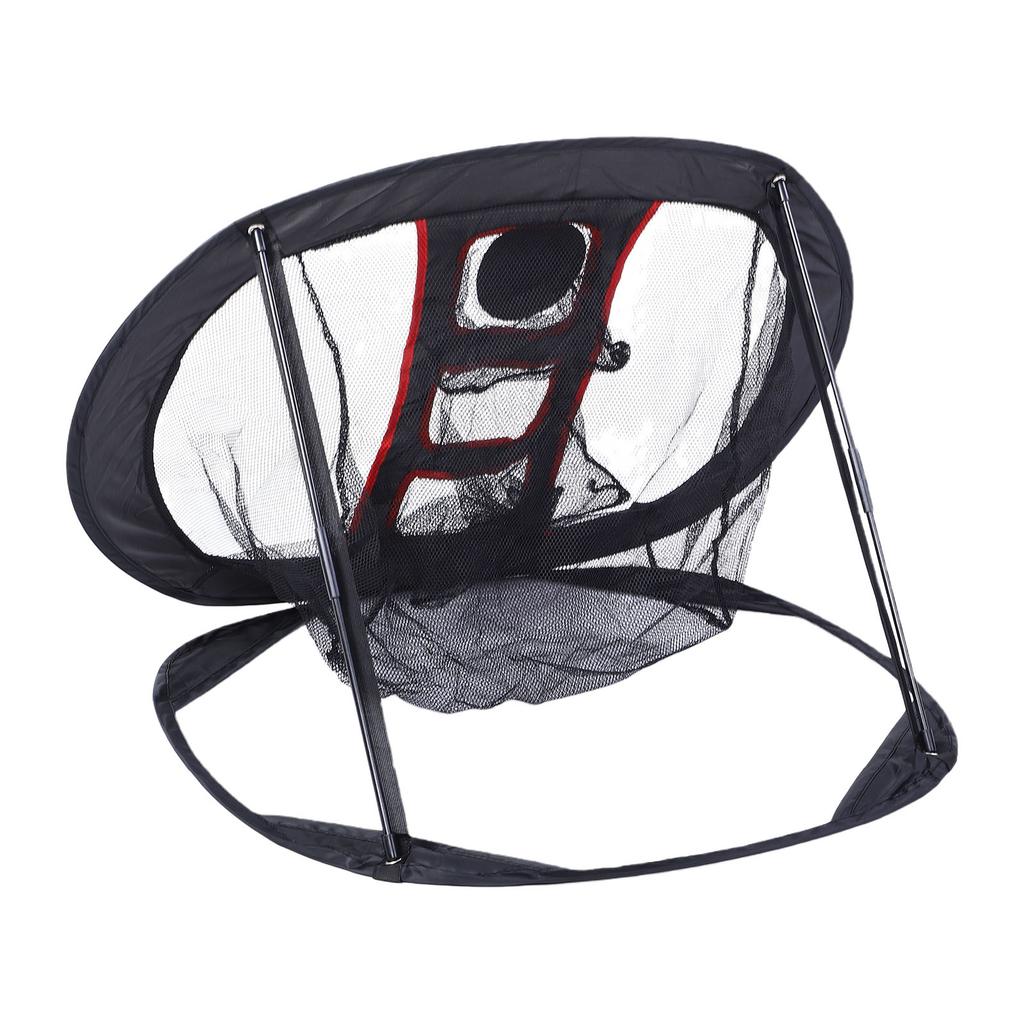 Pop Up Club Hitting Net Indoor Outdoor Portable Folding Chipping Net with X Frame Sturdy Nylon for Backyard Lawn