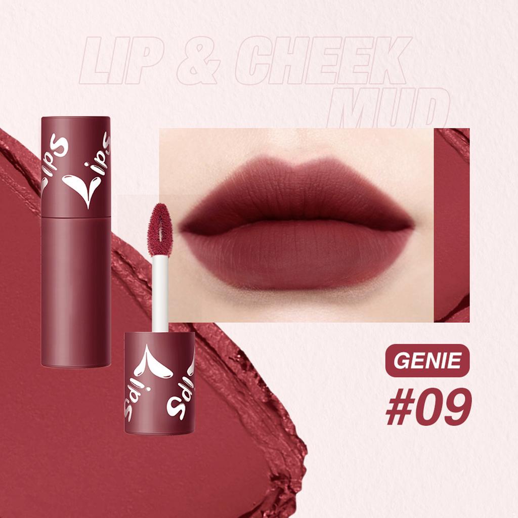 Velvet Matte Lip Stain | Long-wear Smudge-proof Lipstick | Highly Pigmented Gloss for Daily or Party