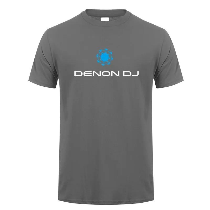 

Denon Dj T Shirt Summer Men Cotton O-neck Short Sleeve Player Media T-shirts Man Tops LH-303 4XL