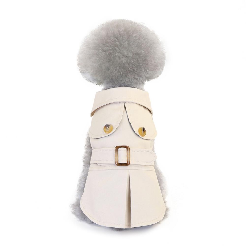Pet Clothes Dog Clothes Autumn New Three-color Trench Coat Small Dog Pet Clothing Winter Clothes