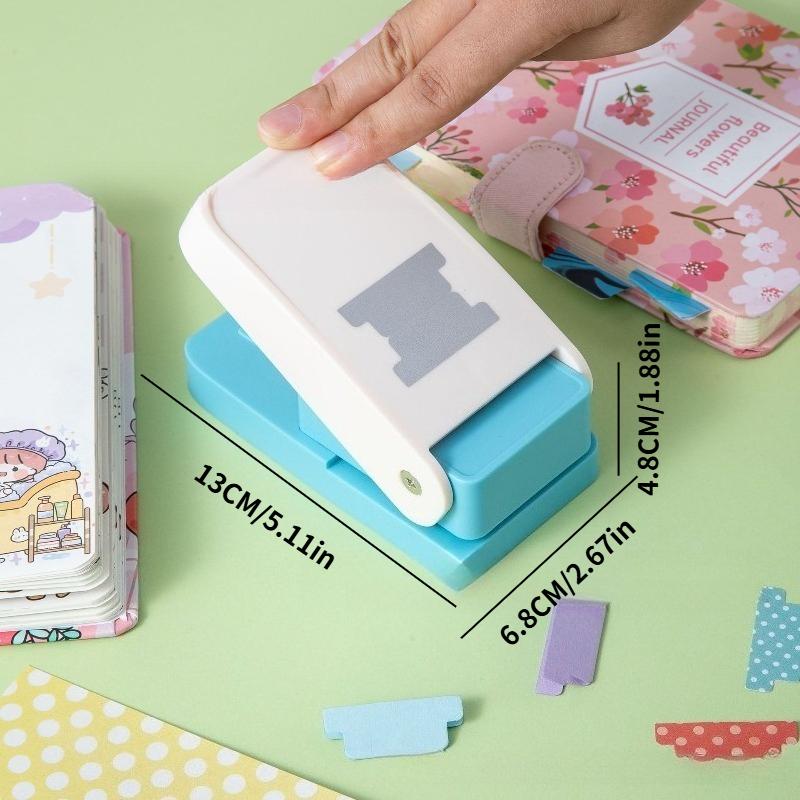 Lever Action Embossing Postage Stamp Punch Tool for Paper Crafting Scrapbooking Card Making DIY Art Supplies Craft Enthusiasts