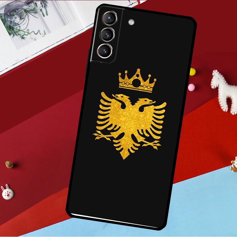 Albania Albanians Flag Funda For Samsung Galaxy S26 Ultra S24 S22 S23 S25 Plus S20 S21 FE S9 S10 S25 FE Phone Case