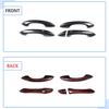 Aunginsy Exterior Door Grab Handle Trim Cover Compatible with Hyundai Tucson/Santa Cruz 2022-2024, Car Outside Front Rear Door Handle Panel