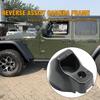 68301879AD Black Rear View Backup Park Assist Camera Bezel Cover Trim, Replacement for Jeep Wrangler 2018 2019 2020 2021 2022, Replaces 68301879AE