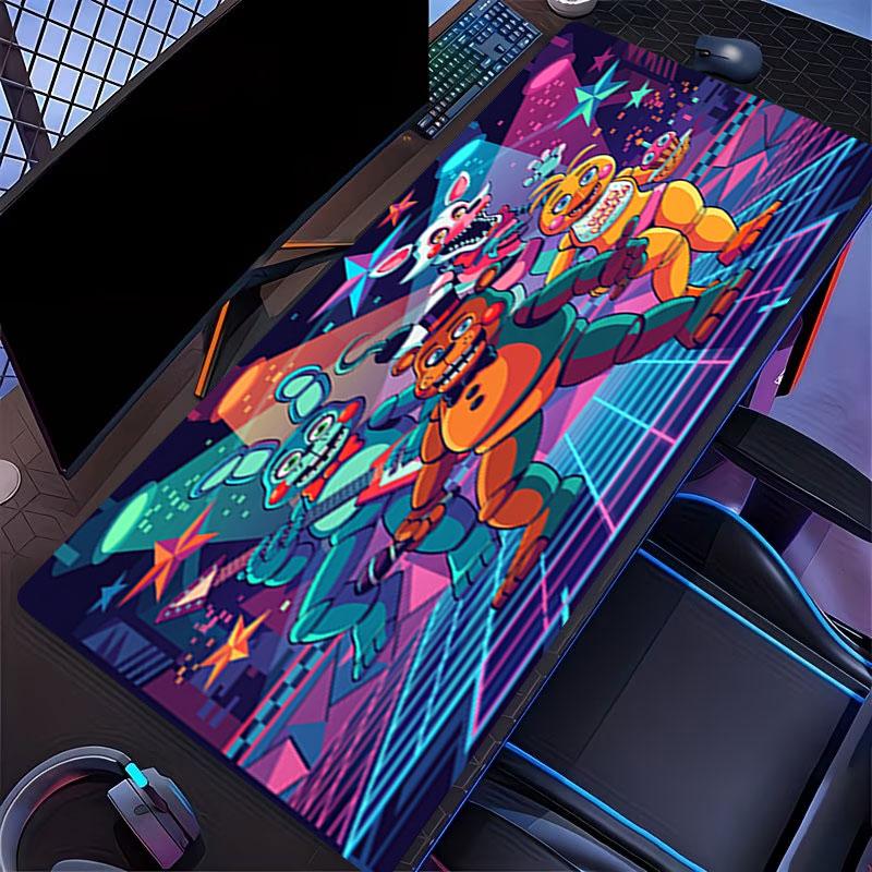 Ποντικοουαλί Five Nights at Freddy's, για Πληκτρολόγιο Pad Laptop PC Mat για Γραφείο Οικιακή Χρήση, Διακόσμηση Γραφείου, Τέλειο Δώρο Γενεθλίων για Παίκτες