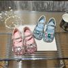 Girls' princess shoes 2026 spring and autumn new rhinestone shiny Elsa catwalk shoes non-slip soft-soled women's treasure Doudou shoes