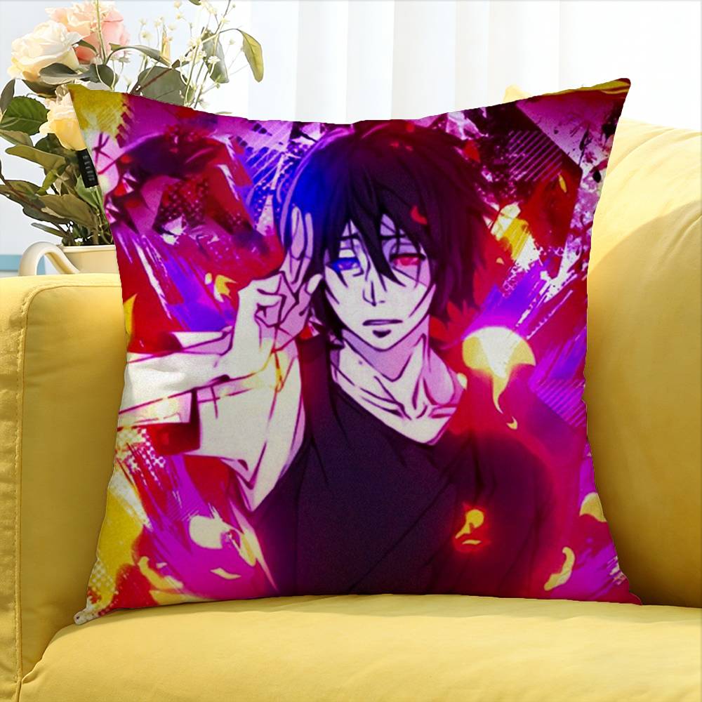 Benimaru Shimon Fire Force Various Sizes Square Pillow Case For Car Home Bedchamber Decor