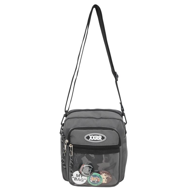 Korean Crossbody Shoulder Bags for Women Men Unisex Transparent Pocket Phone Bag