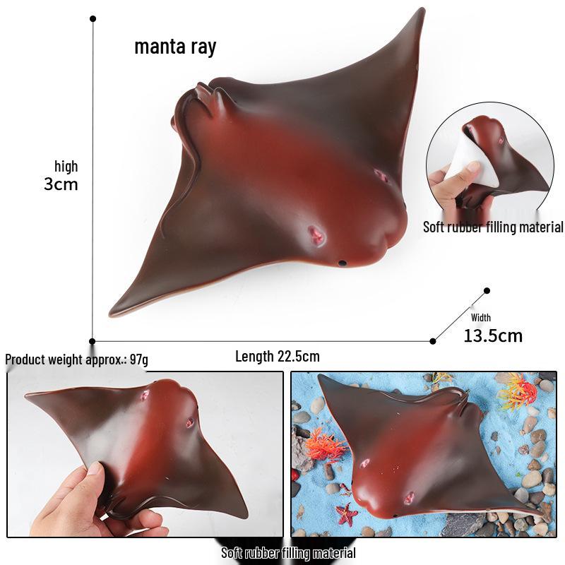 Children's Soft Rubber Marine Animal Toys: Killer Whale, Great White Shark, Beluga, Blue Whale, Dolphin, Sperm Whale Models