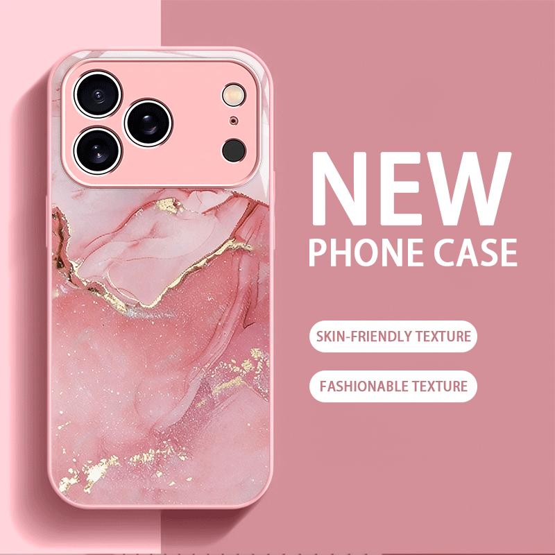 Colorata Custodia per Telefono in Vetro Galvanizzato Per iPhone 17 16 15 14 13 12 11 Pro Max Plus 16E 17Air Cover